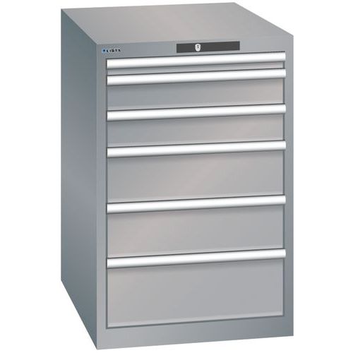 Armoire Gris Pigeon 564x725x850 Avec 6 Tir. 75kg