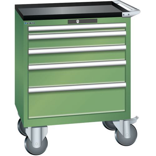 Armoire Vert 717x572x962 Avec 5 Tir. 75kg _ 78.604.030