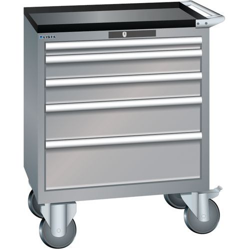 Armoire Gris Pigeon 717x572x962 Avec 5 Tir. 75kg