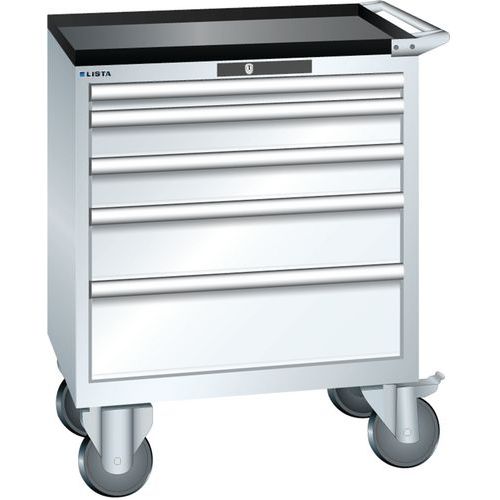 Armoire Blanc Pur 717x572x962 Avec 5 Tir. 75kg _ 78.604.110