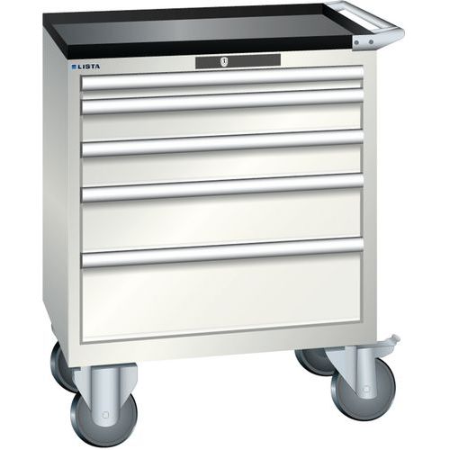 Armoire Blanc Gris 717x572x962 Avec 5 Tir. 75kg _ 78.604.180