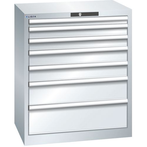 Armoire Gris Clair 717x572x850 Avec 7 Tir. 75kg _ 78.568.020