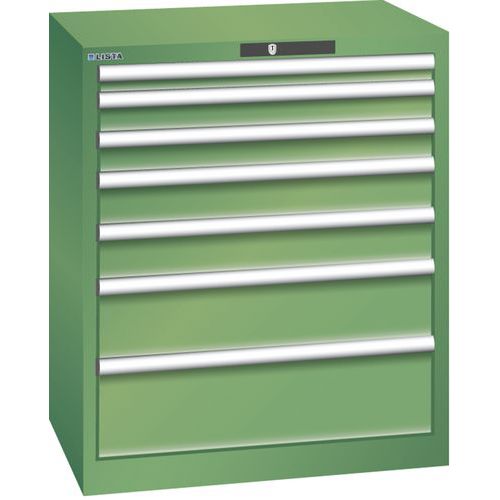 Armoire Vert 717x572x850 Avec 7 Tir. 75kg _ 78.568.030