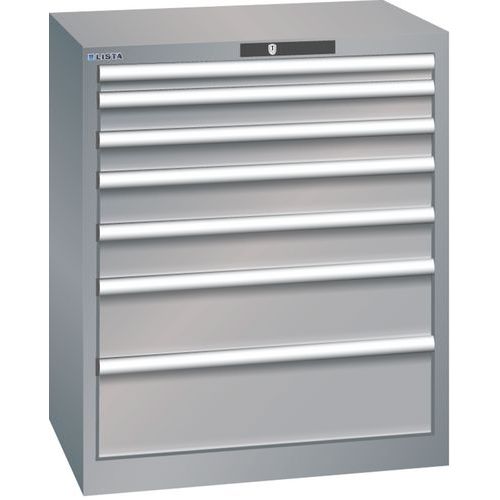 Armoire Gris Pigeon 717x572x850 Avec 7 Tir. 75kg