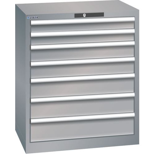 Armoire Gris Pigeon 717x572x850 Avec 7 Tir. 75kg
