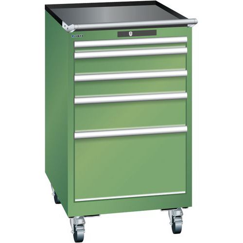 Armoire Vert 564x725x990 Avec 5 Tir. 75kg _ 14.374.030