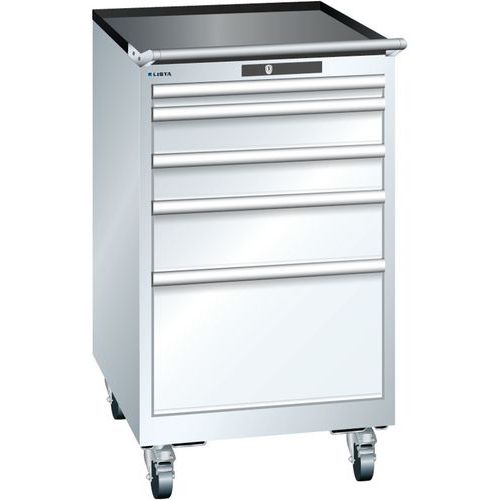 Armoire Blanc Pur 564x725x990 Avec 5 Tir. 75kg _ 14.374.110