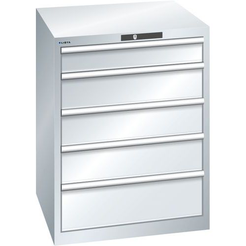 Armoire Gris Clair 717x725x850 Avec 5 Tir. 75kg _ 14.410.020