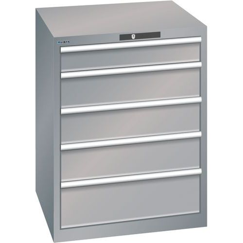 Armoire Gris Pigeon 717x725x850 Avec 5 Tir. 75kg