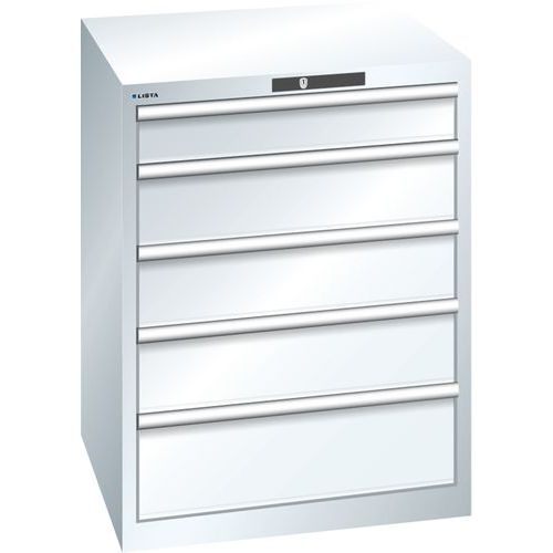 Armoire Blanc Pur 717x725x850 Avec 5 Tir. 75kg _ 14.410.110