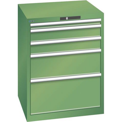 Armoire Vert 717x725x850 Avec 5 Tir. 75kg _ 14.411.030