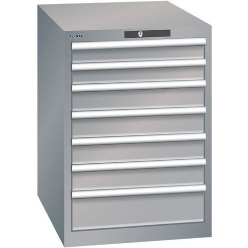 Armoire Gris Pigeon 564x725x800 Avec 7 Tir. 75kg