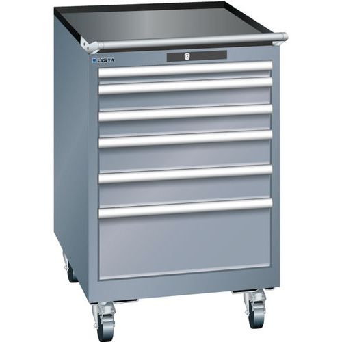 Armoires à Tiroirs Gris 564x725x890 Avec 6 Tiroirs 75kg