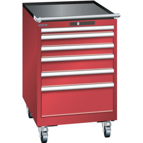 Armoire Rouge 564x725x890 Avec 6 Tir. 75kg _ 78.548.070