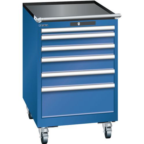 Armoire Bleu Gent. 564x725x890 Avec 6 Tir. 75kg _ 78.548.090