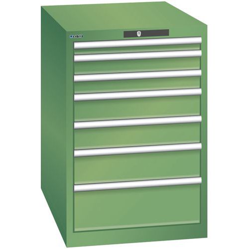 Armoire Vert 564x725x850 Avec 7 Tir. 75kg _ 14.404.030