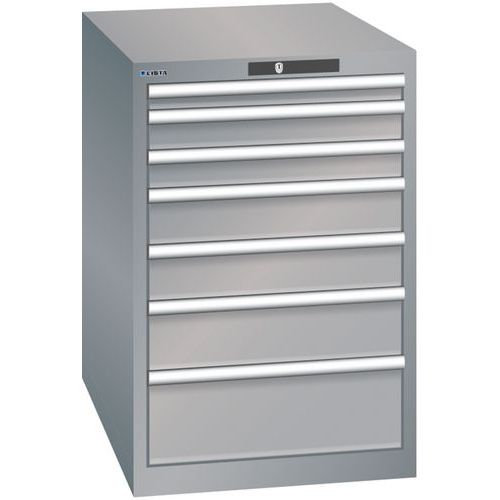 Armoire Gris Pigeon 564x725x850 Avec 7 Tir. 75kg