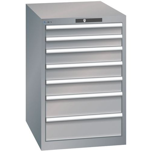 Armoire Gris Pigeon 564x725x850 Avec 7 Tir. 75kg