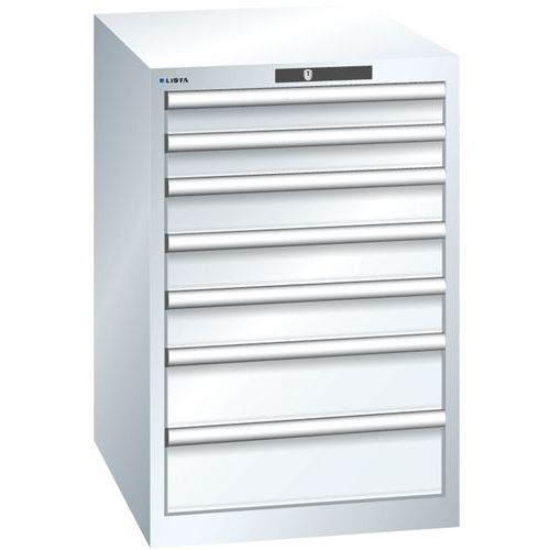 Armoire Blanc Pur 564x725x850 Avec 7 Tir. 75kg _ 14.405.110