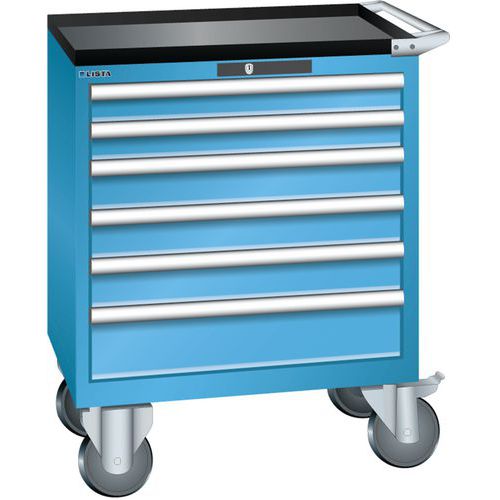 Armoire Bleu Clair 717x572x962 Avec 6 Tir. 75kg _ 78.606.010