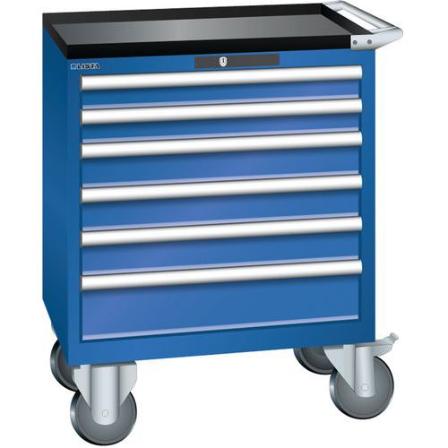 Armoire Bleu Sécu. 717x572x962 Avec 6 Tir. 75kg _ 78.606.100