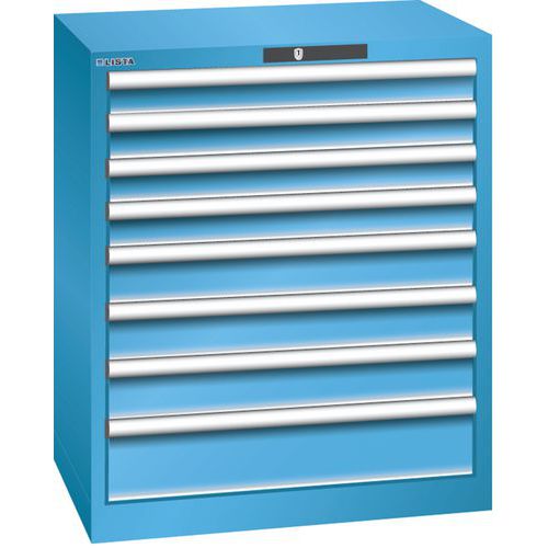 Armoire Bleu Clair 717x572x850 Avec 8 Tir. 75kg _ 78.576.010