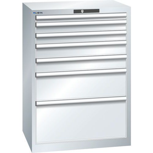 Armoire Gris Clair 717x572x1000 Avec 7 Tir. 75kg