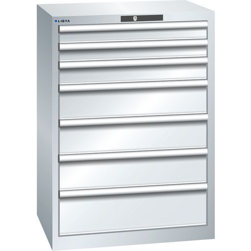 Armoire Gris Clair 717x572x1000 Avec 7 Tir. 75kg