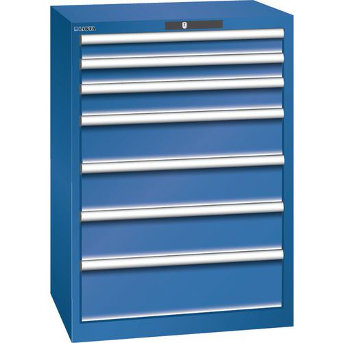 Armoire Bleu Gent. 717x572x1000 Avec 7 Tir. 75kg