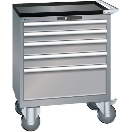 Armoire Gris Pigeon 717x572x962 Avec 5 Tir. 75kg