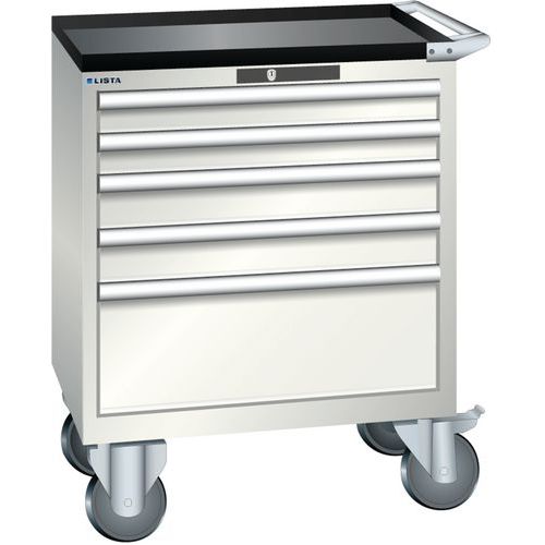 Armoire Blanc Gris 717x572x962 Avec 5 Tir. 75kg _ 78.608.180