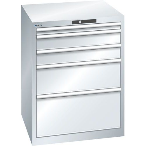 Armoire Gris Clair 717x725x850 Avec 5 Tir. 200kg