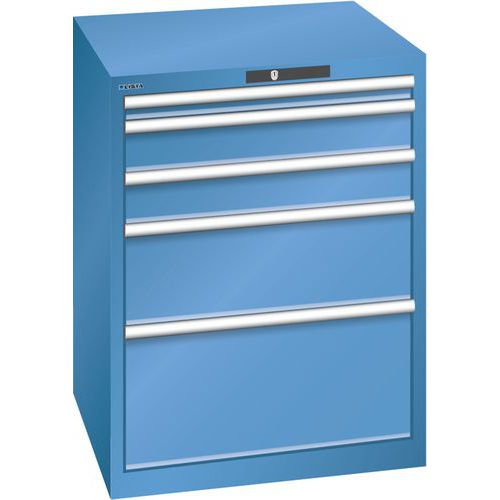 Armoire Bleu Cap. 717x725x850 Avec 5 Tir. 200kg _ 14.505.040