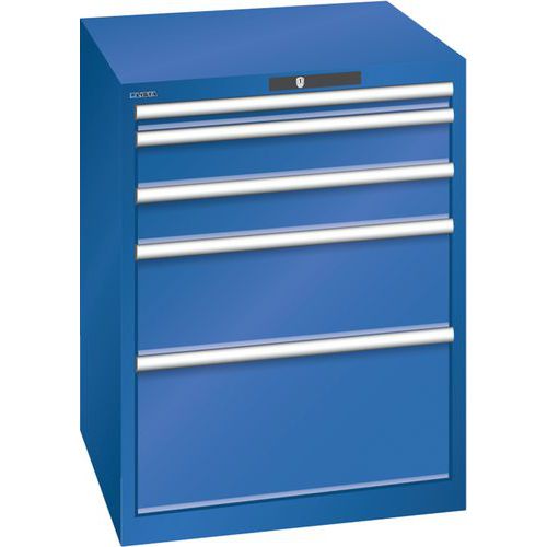 Armoire Bleu Sécu. 717x725x850 Avec 5 Tir. 200kg