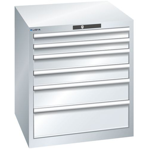 Armoire Gris Clair 717x725x800 Avec 6 Tir. 75kg _ 78.636.020