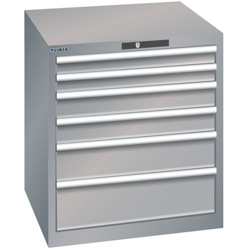 Armoire Gris Pigeon 717x725x800 Avec 6 Tir. 75kg