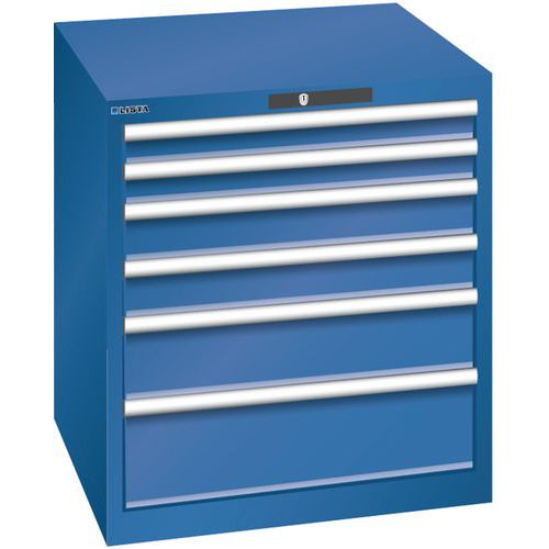 Armoire Bleu Gent. 717x725x800 Avec 6 Tir. 75kg _ 78.636.090