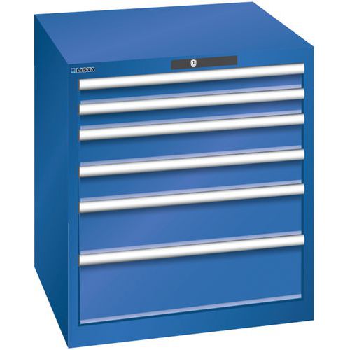 Armoire Bleu Sécu. 717x725x800 Avec 6 Tir. 75kg _ 78.636.100