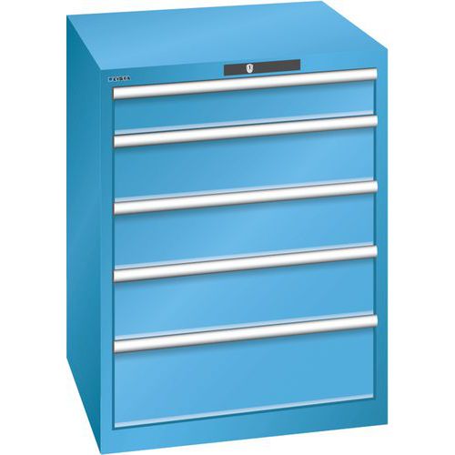 Armoire Bleu Clair 717x725x850 Avec 5 Tir. 200kg