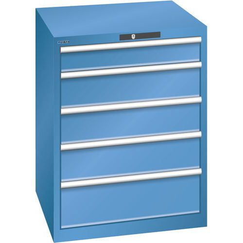 Armoire Bleu Cap. 717x725x850 Avec 5 Tir. 200kg _ 14.504.040