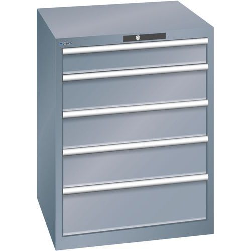 Armoires à Tiroirs Gris 717x725x850 Avec 5 Tiroirs 200kg