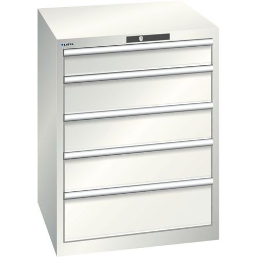 Armoire Blanc Gris 717x725x850 Avec 5 Tir. 200kg