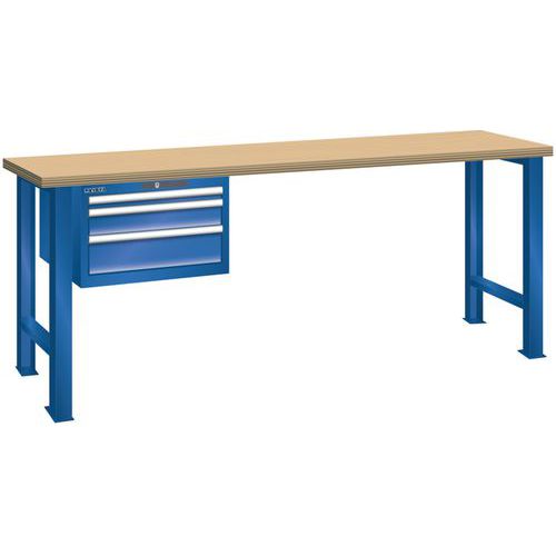 Ã‰tablis Bleu Sécu. 1500x800x850 Cap. 800kg Et 3 Tir. 75kg