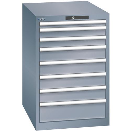 Armoires à Tiroirs Gris 564x725x850 Avec 8 Tiroirs 75kg