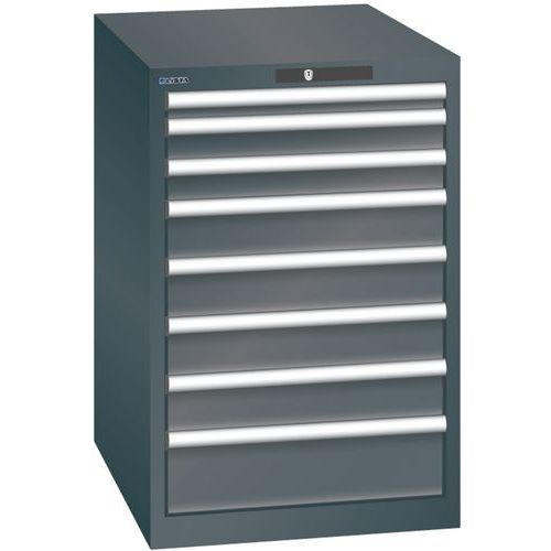 Armoire Noir 564x725x850 Avec 8 Tir. 75kg _ 14.403.060