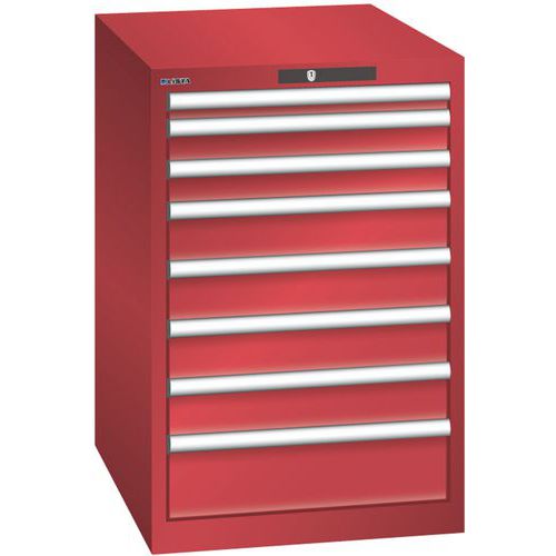 Armoire Rouge 564x725x850 Avec 8 Tir. 75kg _ 14.403.070