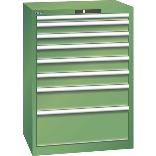 Armoire Vert 717x572x1000 Avec 8 Tir. 75kg _ 78.588.030