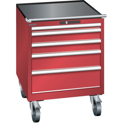 Armoire Rouge 717x725x962 Avec 5 Tir. 75kg _ 78.652.070