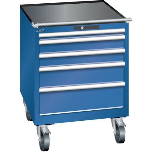 Armoire Bleu Gent. 717x725x962 Avec 5 Tir. 75kg _ 78.652.090