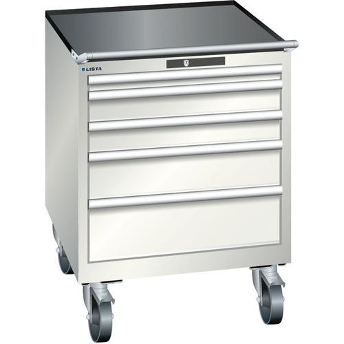 Armoire Blanc Gris 717x725x962 Avec 5 Tir. 75kg _ 78.652.180